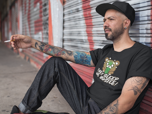 They Sleep We Hustle T-Shirt