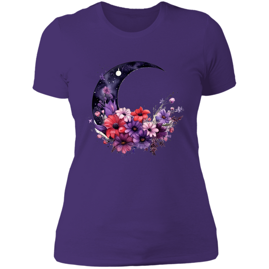 Flower Moon Ladies' Boyfriend T-Shirt