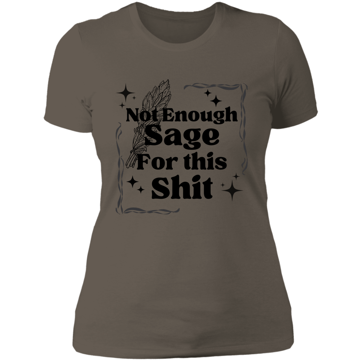 Not enough Sage Ladies' Boyfriend T-Shirt