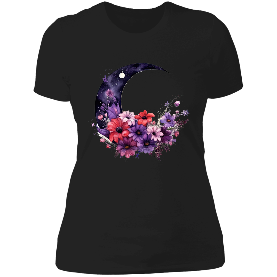 Flower Moon Ladies' Boyfriend T-Shirt