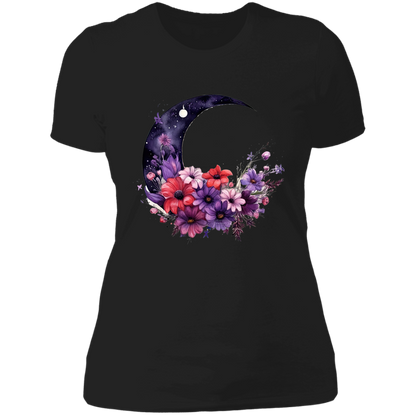 Flower Moon Ladies' Boyfriend T-Shirt