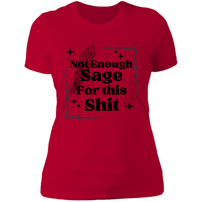 Not enough Sage Ladies' Boyfriend T-Shirt