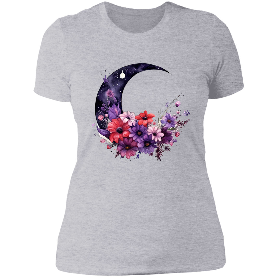 Flower Moon Ladies' Boyfriend T-Shirt