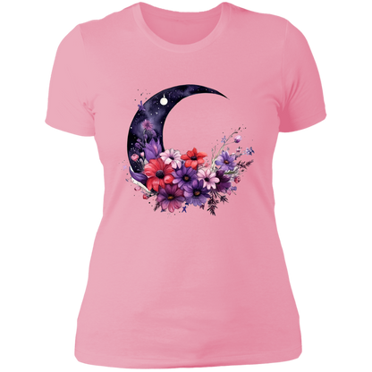 Flower Moon Ladies' Boyfriend T-Shirt