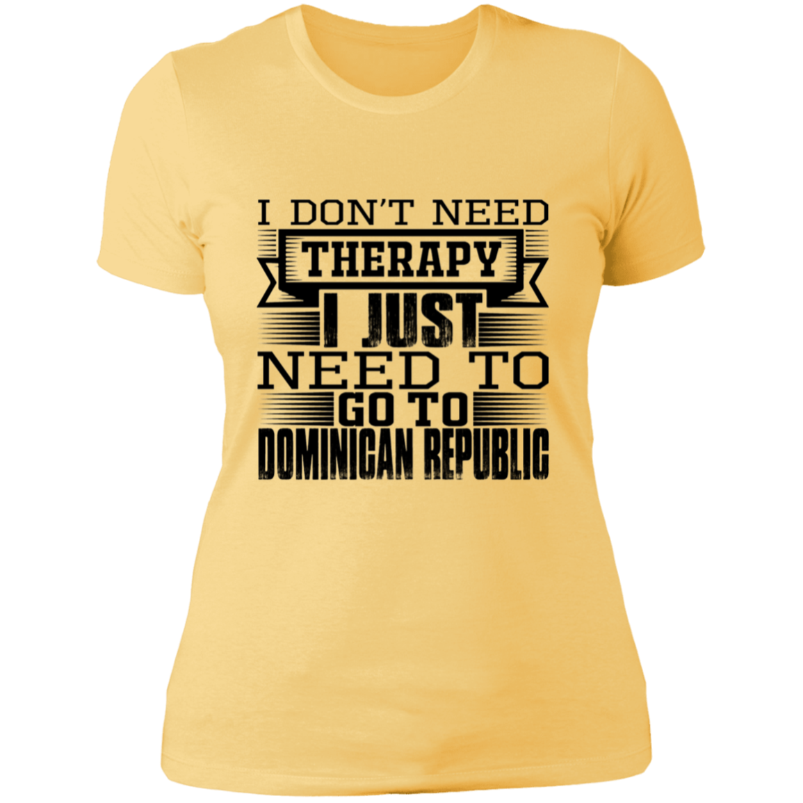 DR Therapy Ladies' Boyfriend T-Shirt