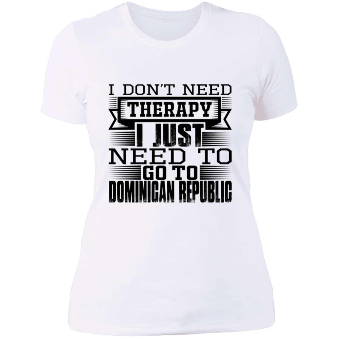 DR Therapy Ladies' Boyfriend T-Shirt