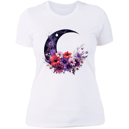 Flower Moon Ladies' Boyfriend T-Shirt