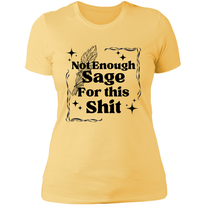 Not enough Sage Ladies' Boyfriend T-Shirt