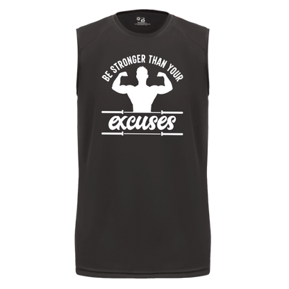 Excuses Sleeveless Competitor Tee